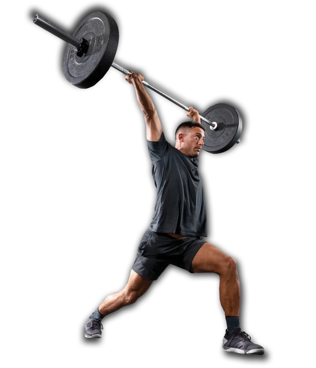 levantar pesas Crossfit hombre levantando pesas