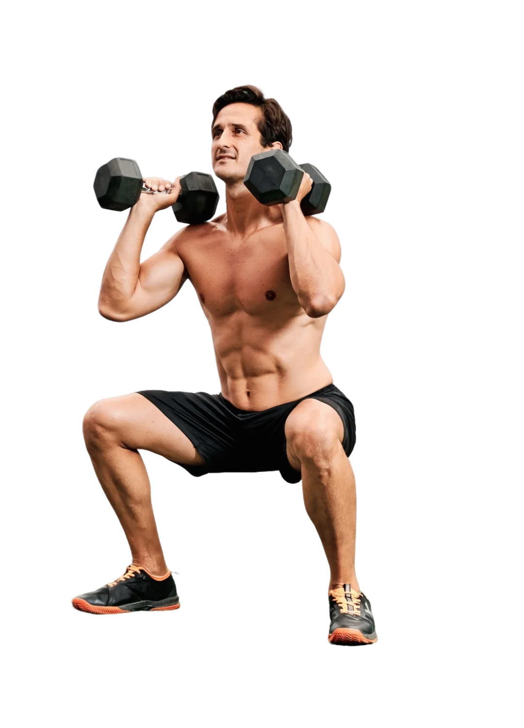 Thurster ejercicio con mancuernas